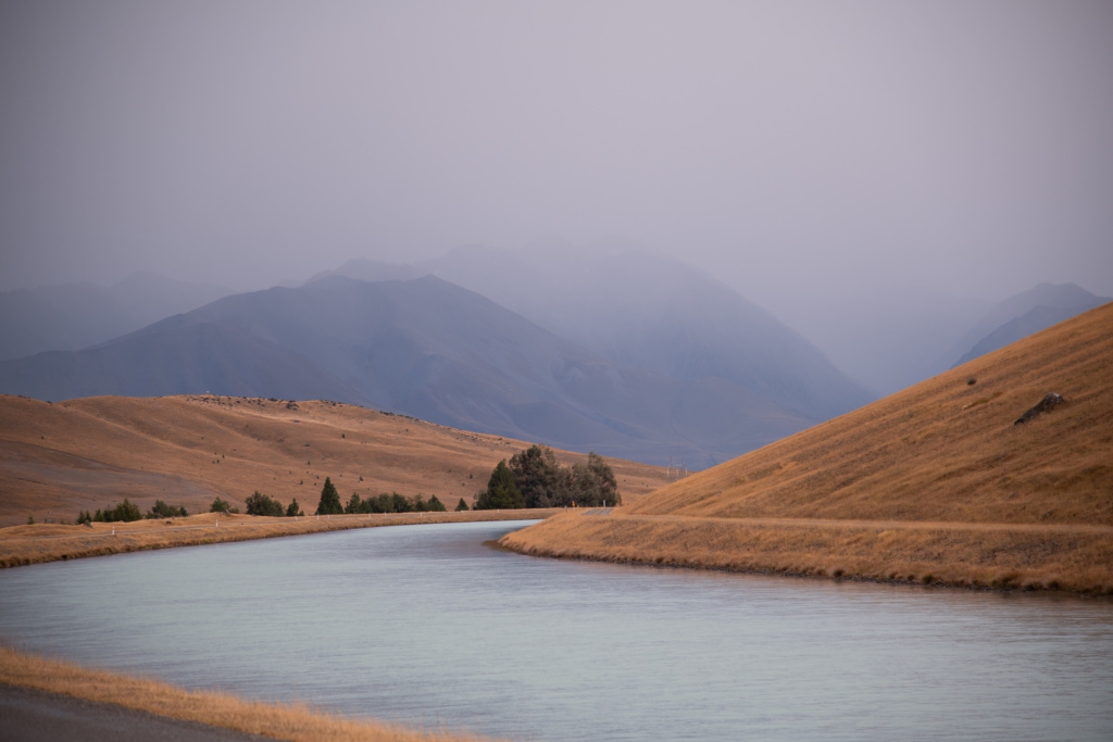 Radabenteuer in Neuseeland: Von Lake Tekapo zurück nach Twizel – Eine Etappe im Nebel