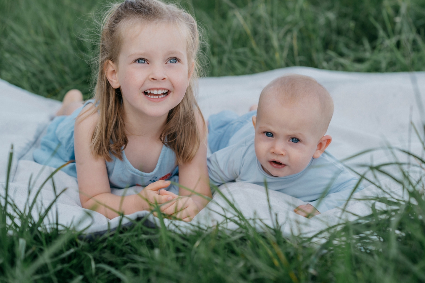 Familienshooting in Muenchen, Geschwister